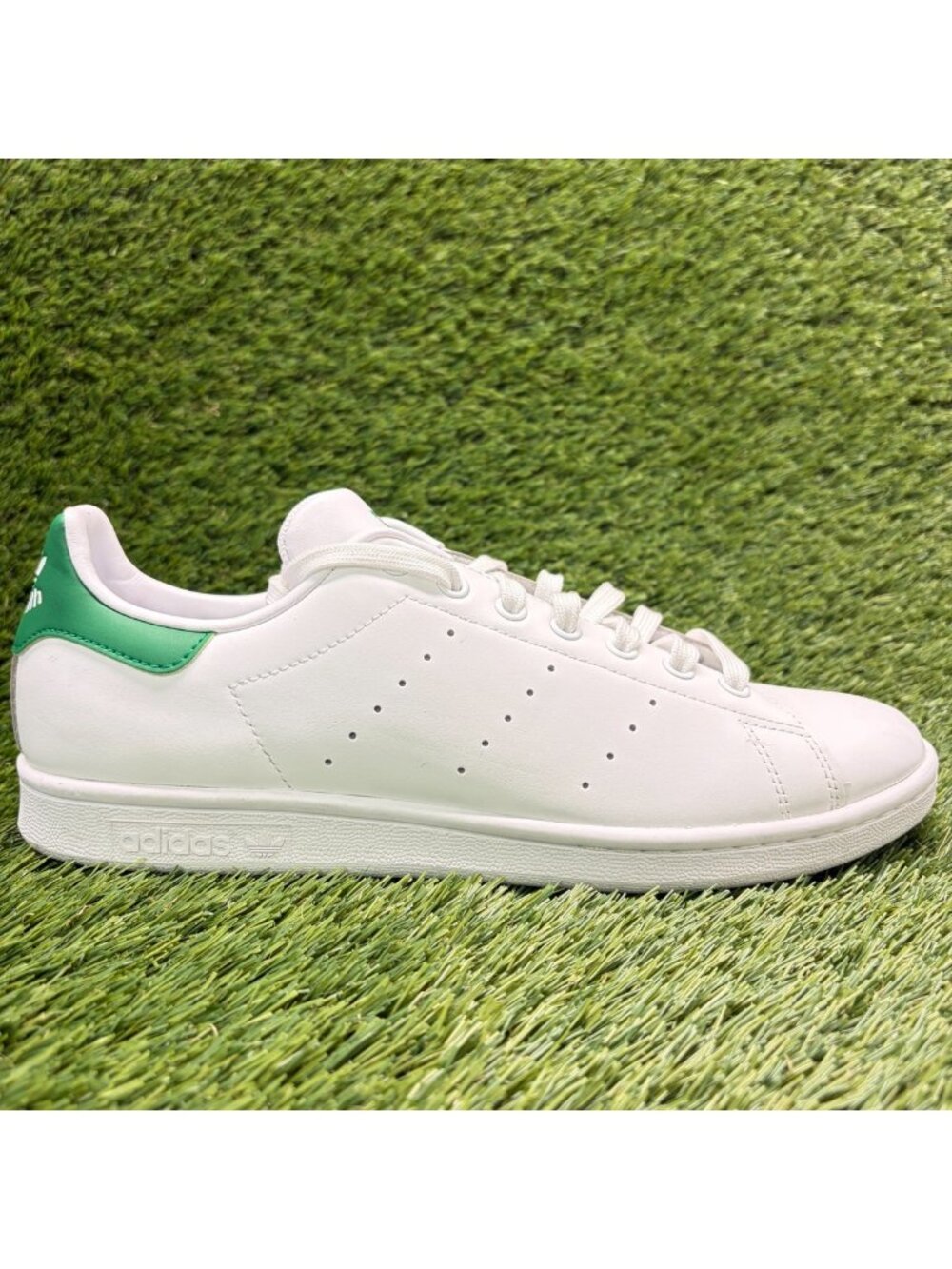 Adidas Stan Smith Womens Size 11 White Green Athletic Lifestyle Shoes Sneakers